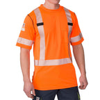 High Visibility Short-Sleeve Athletic Performance T-shirt