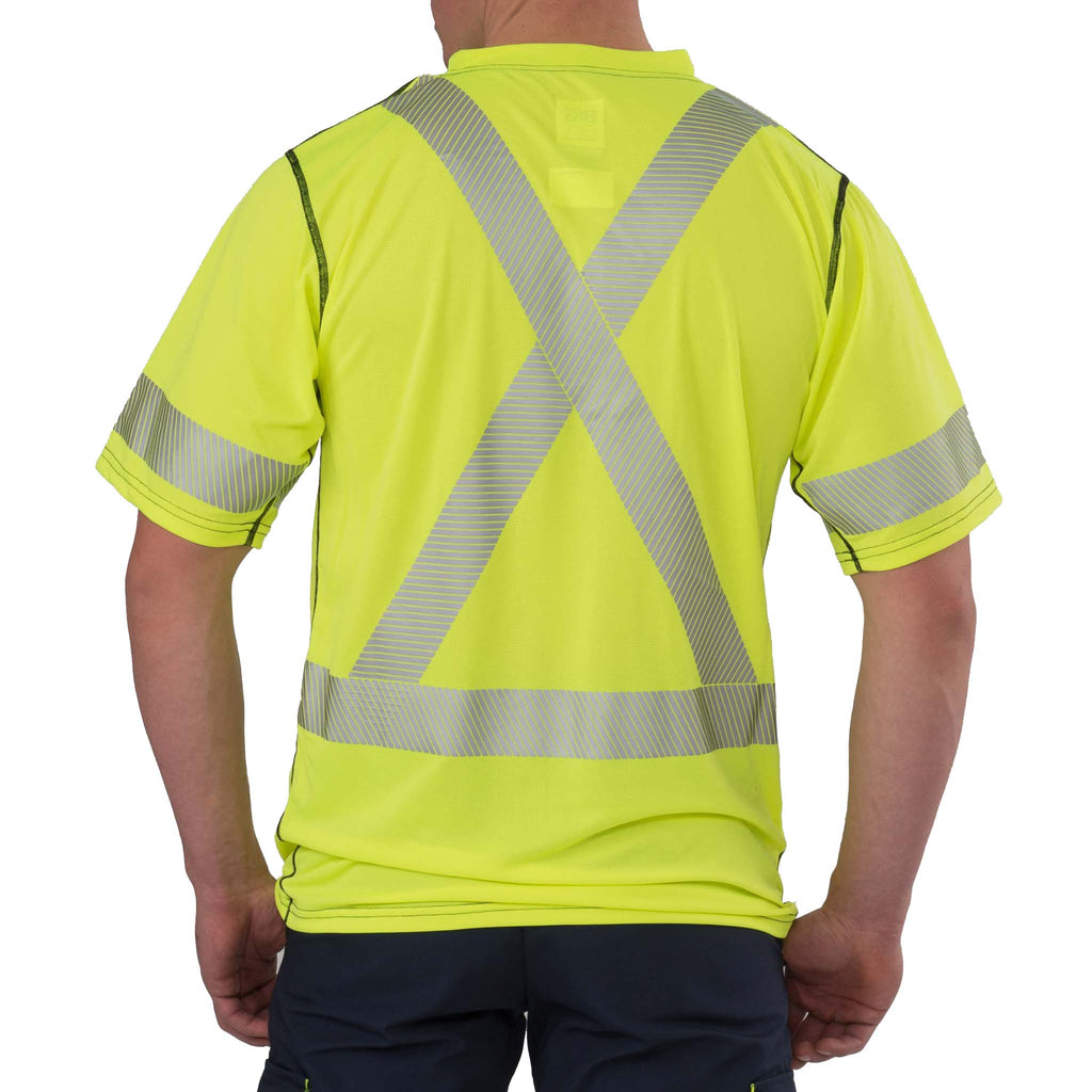 High Visibility Short-Sleeve Athletic Performance T-shirt