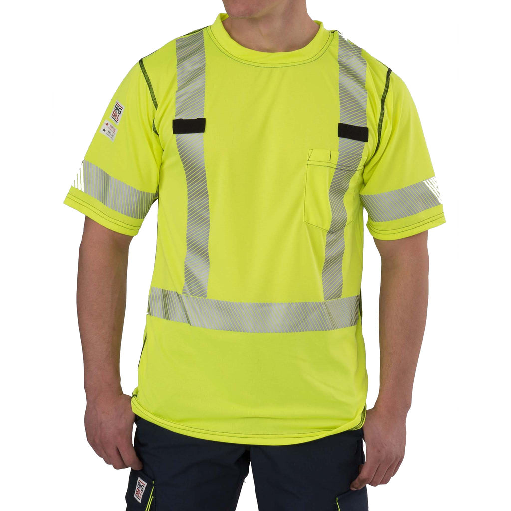 High Visibility Short-Sleeve Athletic Performance T-shirt