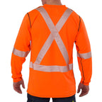 High Visibility Long-Sleeve Athletic Performance T-shirt