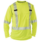 High Visibility Long-Sleeve Athletic Performance T-shirt