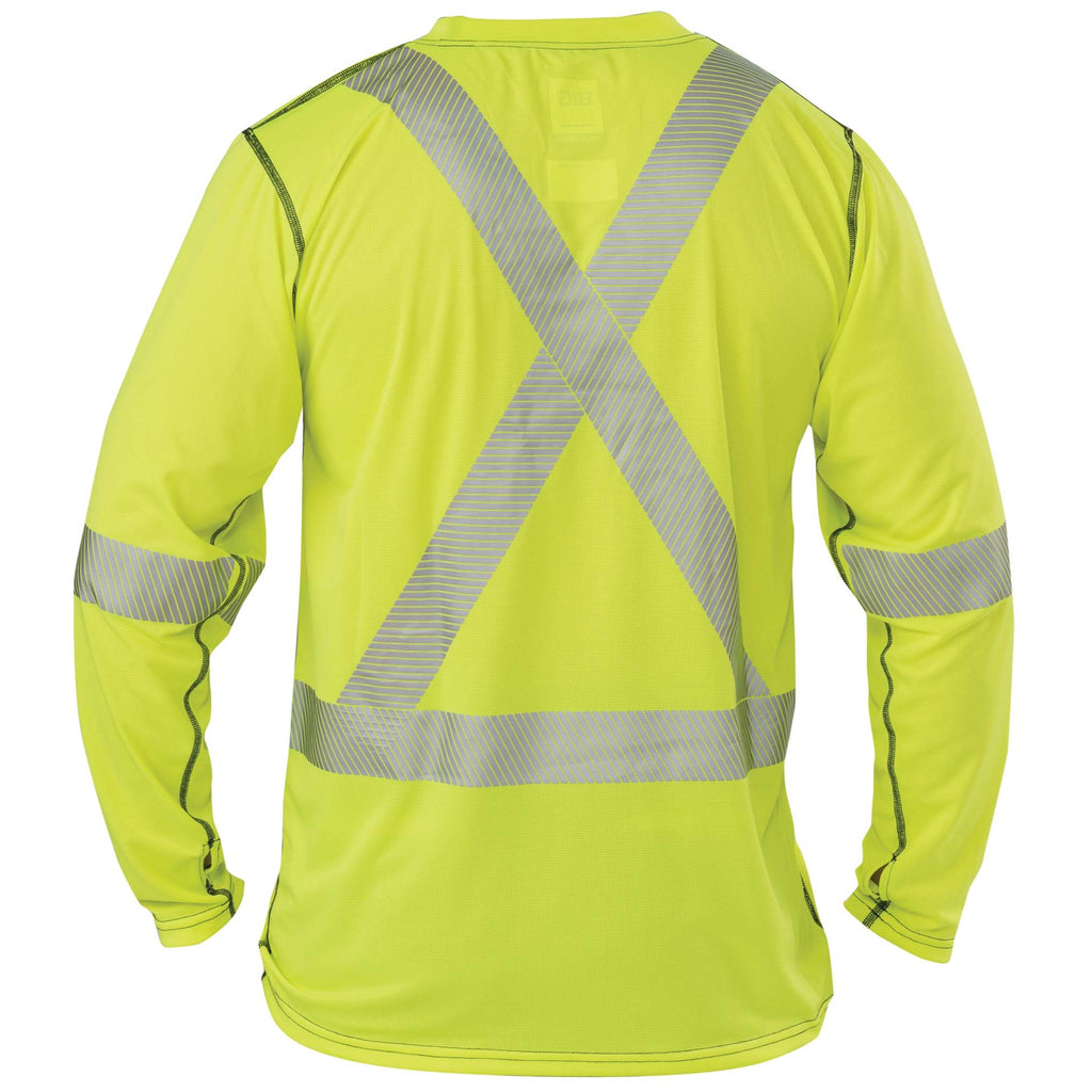 High Visibility Long-Sleeve Athletic Performance T-shirt