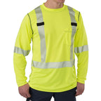 High Visibility Long-Sleeve Athletic Performance T-shirt