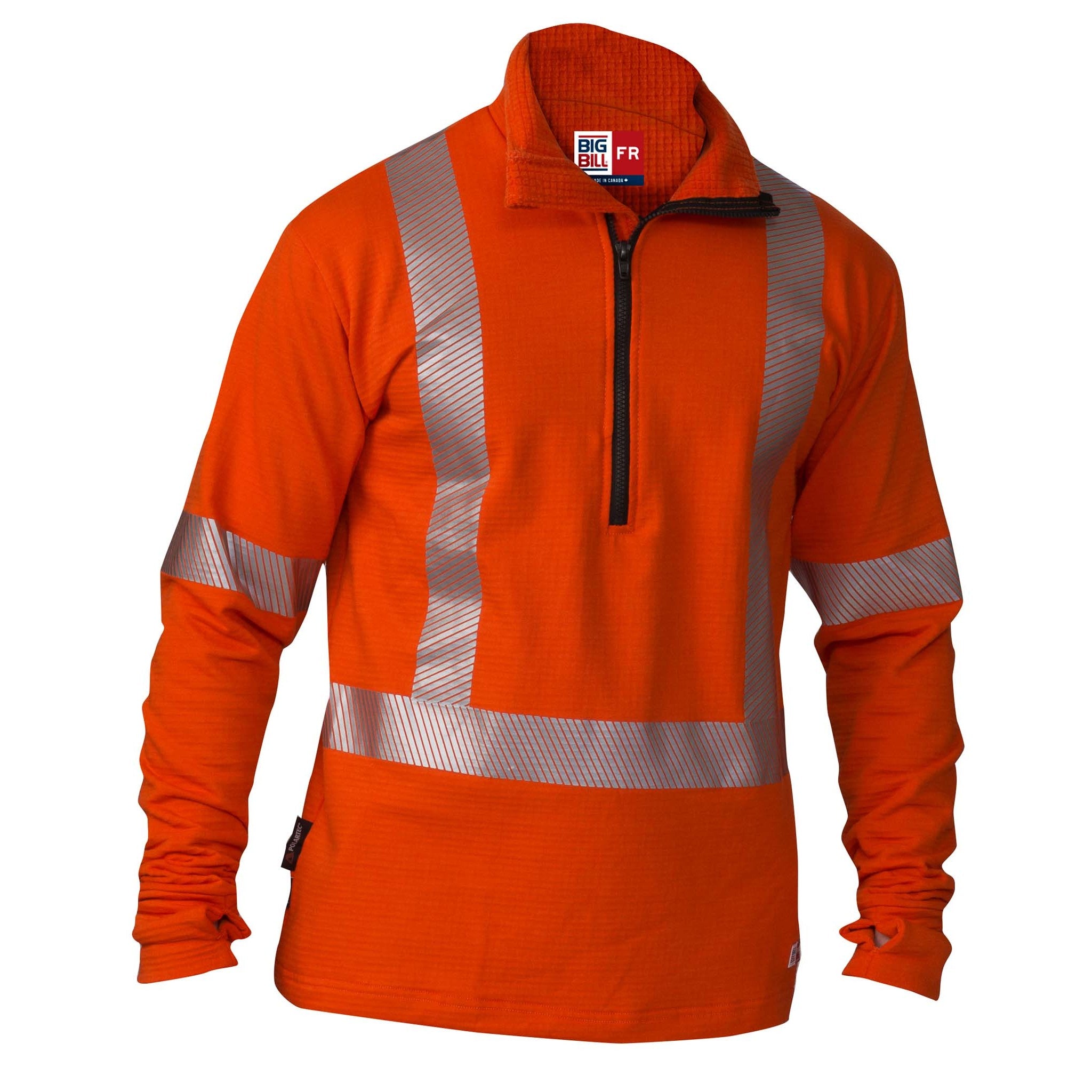 FR Quarter-Zip Grid Fleece – Big Bill