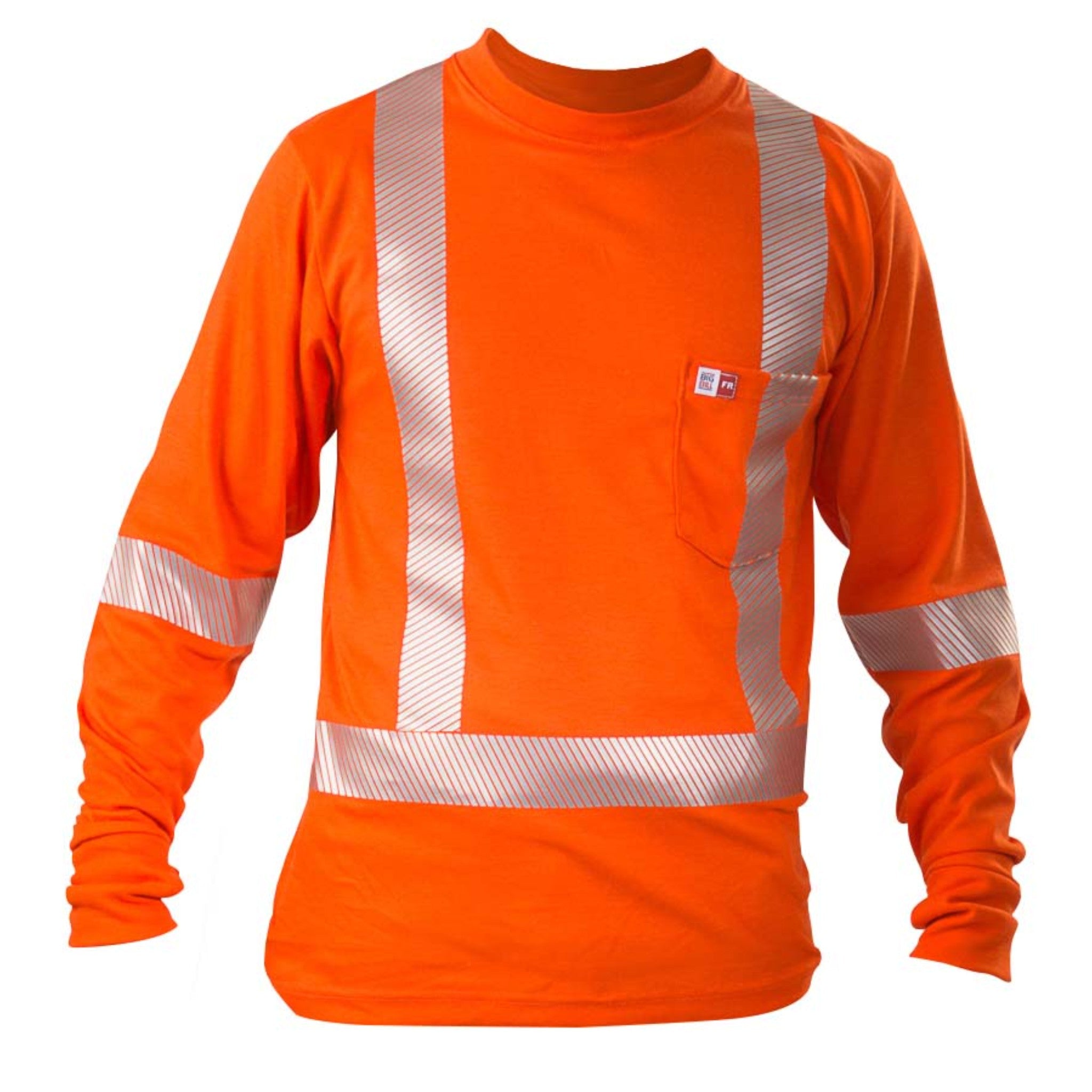 High Visibility Athletic Performance FR Long Sleeve T Shirt