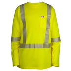 High Visibility FR Athletic Performance Long Sleeve T Shirt