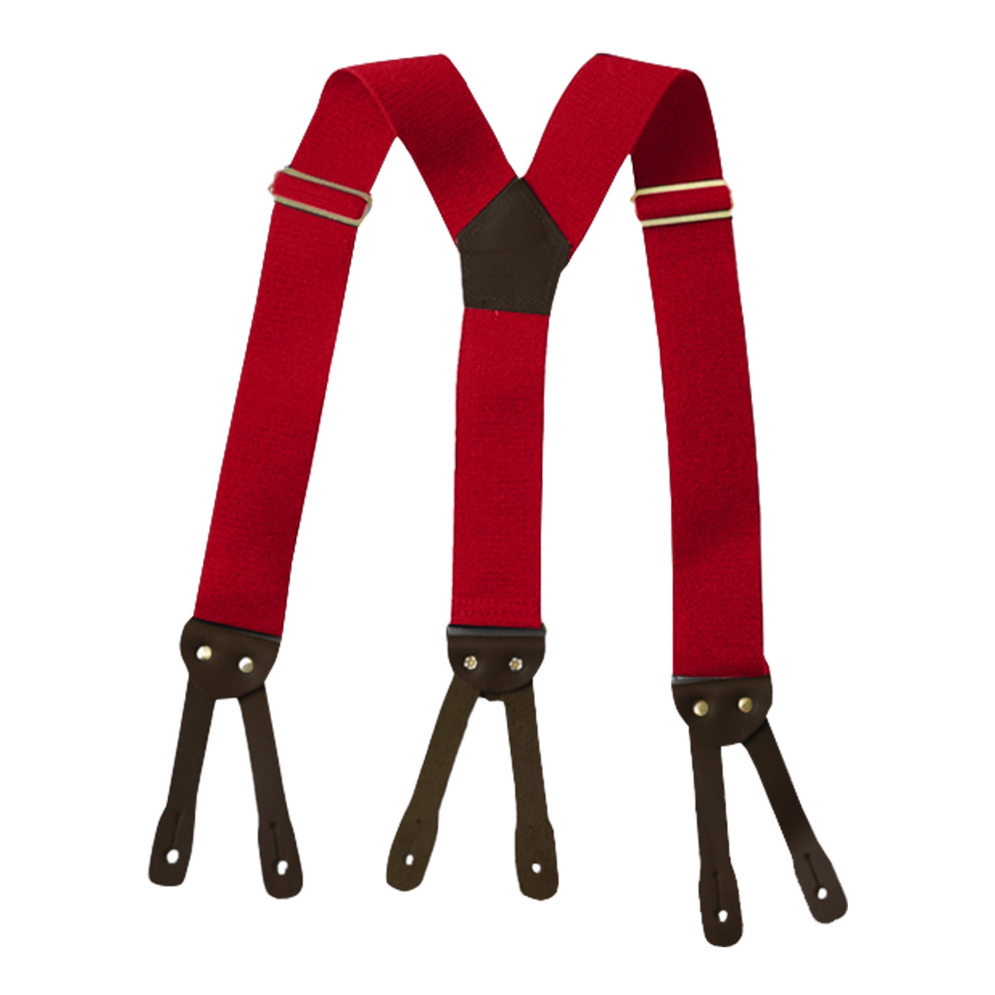 Elastic Button Clasp Suspenders