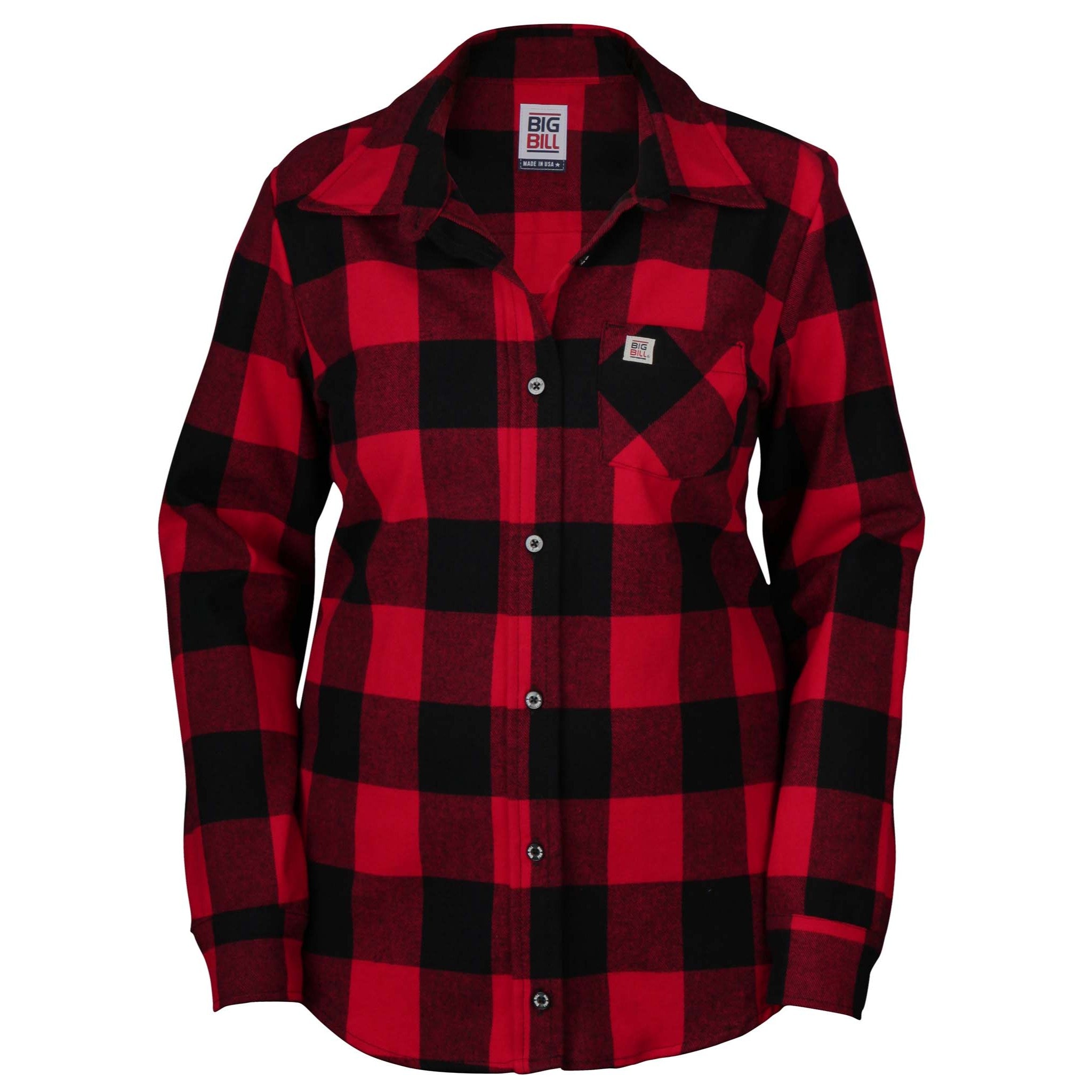 Womens Brawny Flannel Shirt – Big Bill